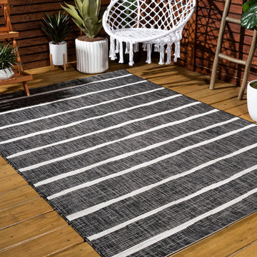 Colonia Berber Stripe Indoor/outdoor Area Rug
